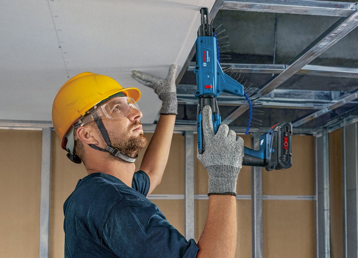 3 innovations Bosch Professional pour plaquistes : Des outils ergonomiques