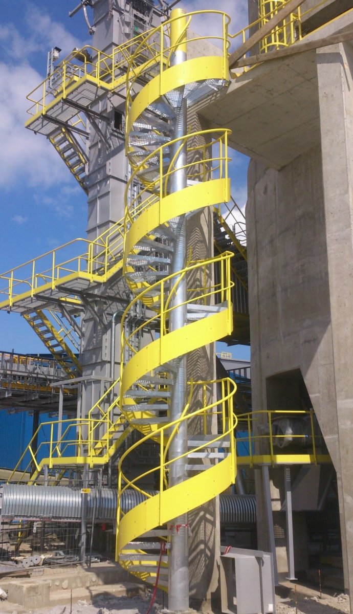Escaliers hélicoïdaux