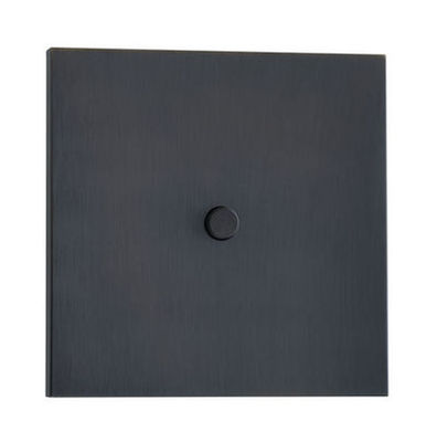 Interrupteur poussoir de la collection Neva avec finition Bronze